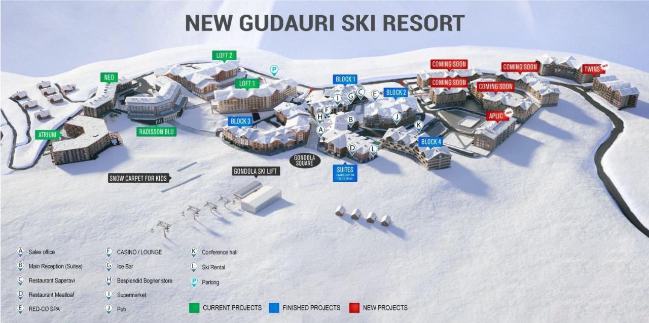 Comfortable Apartment, New Gudauri, Ski Resort Екстериор снимка